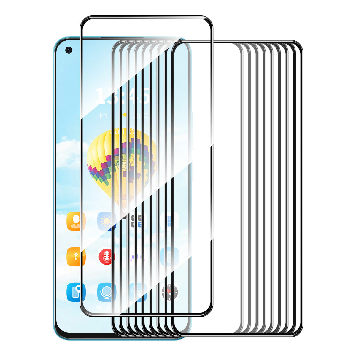 ENKAY HAT PRINCE 10Pcs for Oppo Reno7 SE 5G Full Screen Protector 0.26mm Silk Printing Screen Guard ENKAY HAT PRINCE 10Pcs for Oppo Reno7 SE 5G Full Screen Protector 0.26mm Silk Printing Screen Guard